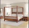 Wooden Four-poster Bed