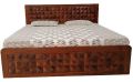 Diamond Solid Wood King Size Bed