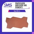 SMS Polished red ro-3 paver block iron oxide pigment