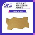 SMS Polished yellow dc-813 paver block iron oxide pigment
