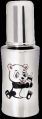 SILVER steel baby milk feeding bottle