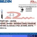 3105A Armoured Belden Cable