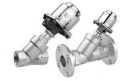 Stainless Steel Vision PN 16 angle type control valve