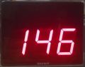 Rectangle 230 V A.C. Smartech Red head count display information display board