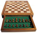 magnetic chess set Square shape Drawer