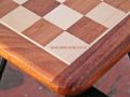 wooden chess board Acacia Boxwood rounded corners