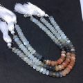 Multi Color Gemstone strand beads moonstone jewelry