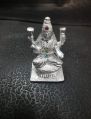 lakshmi statue white metal