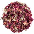 Pink dried red rose petals