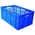 Rectangular Blue Geenova supreme plastic crate