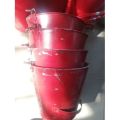 Red Paint Coated Fire Bucket