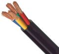 Black 10 sq mm 4 core copper flexible cable