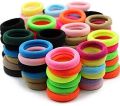 Nylon Round Multicolor multi color hair rubber band