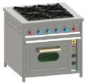 4 Burner Cooking Range with Oven