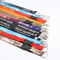 Nylon Polyester Available In Many Colors Plain printed id card lanyards