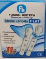Plastic Rectangular Fusion Biotech flat type blood lancets