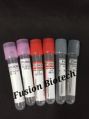 Plastic Round Transparent Fusion Biotech Vacuum Blood Collection Tube