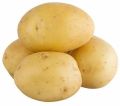 Organic Brown Round fresh potato