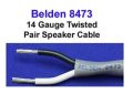 Belden 8473 2 core Speaker cable 14 AWG Twisted Pair