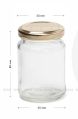 160ml Round Glass Jar