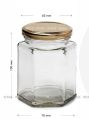 250ml Hexagonal Glass Jar