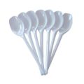 Plastic White Disposable Spoon