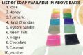 Herbal bathing soap