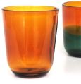 cylindrical Rustic Horse Fine 160 gm Yellow 170gm drinking glasses
