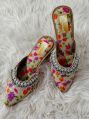The Desi Dulhan Women MULTI Heel Mules with Resin Sole