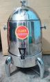 Stainless Steel Cylindrical Silver tea coffee urn
