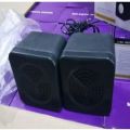 Battery Black mono wired usb speaker