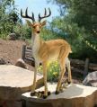 Fiberglass Paint Coating Printed fiber woodland buck deer statue