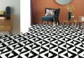 Square Black & White Polished 600x600 mm black white porcelain tiles