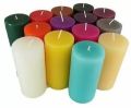 Candleswale Paraffin Wax Polished multicolor pillar candles