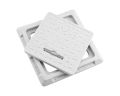 2.5 Kg Ivory 10 inch x 10 inch frp square manhole cover