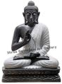 Black Stone  Buddha Statue