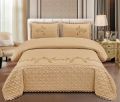 Super Soft Cotton Feel Rectangular Embroidered quilt bed cover