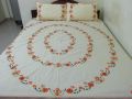 Cotton Multicolor Embroidery Bed Cover