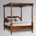 Teak Wood Rectangular Brown New wooden bed