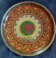 Metal Round Polished Puja Thali