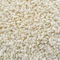 White Organic hulled sesame seeds