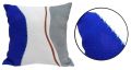 Blue And White Cotton Cushion Cover