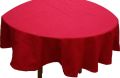 Plain Red Cotton Table Cloth