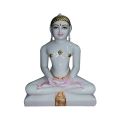 White Stone Jain Mahavir Statue