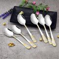 24 K gold plated cutlery set