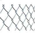 Silver galvanized iron chain link fencing mesh