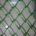 Stainless Steel Green pvc coated chain link mesh fence