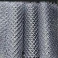 Galvanized Iron Silver security chain link fencing