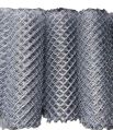 Silver stainless steel chain link fencing