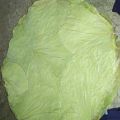 Round Green 10 inch siali leaf plates